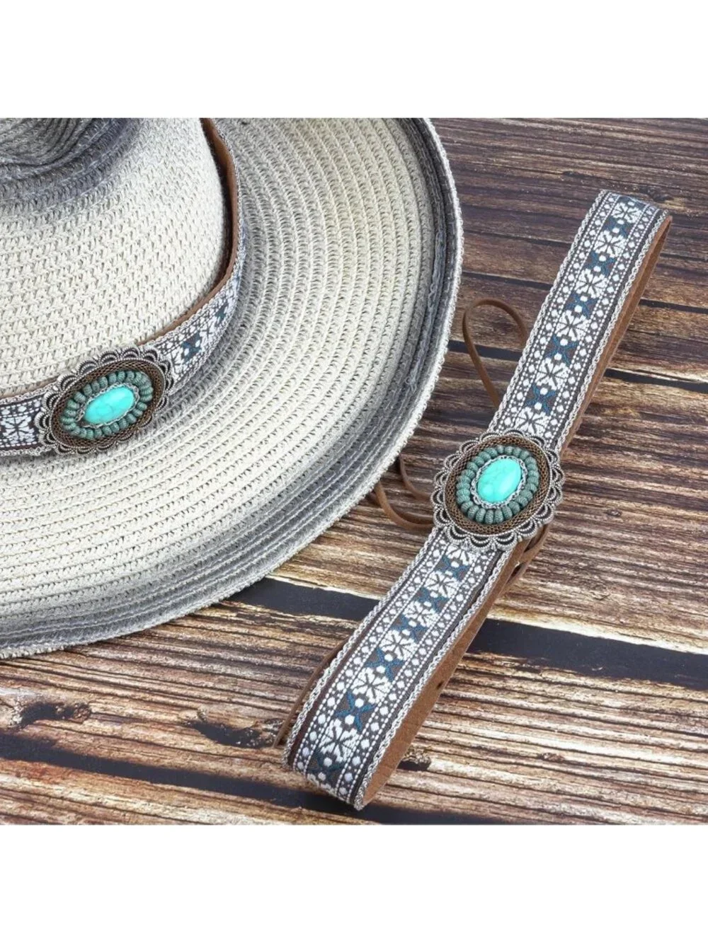 Handmade Cowboy Hat Band | Stylish Accessory for Fedora & Panama Hats